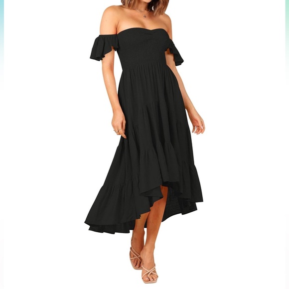 Dresses & Skirts - Black Off Shoulder Dress